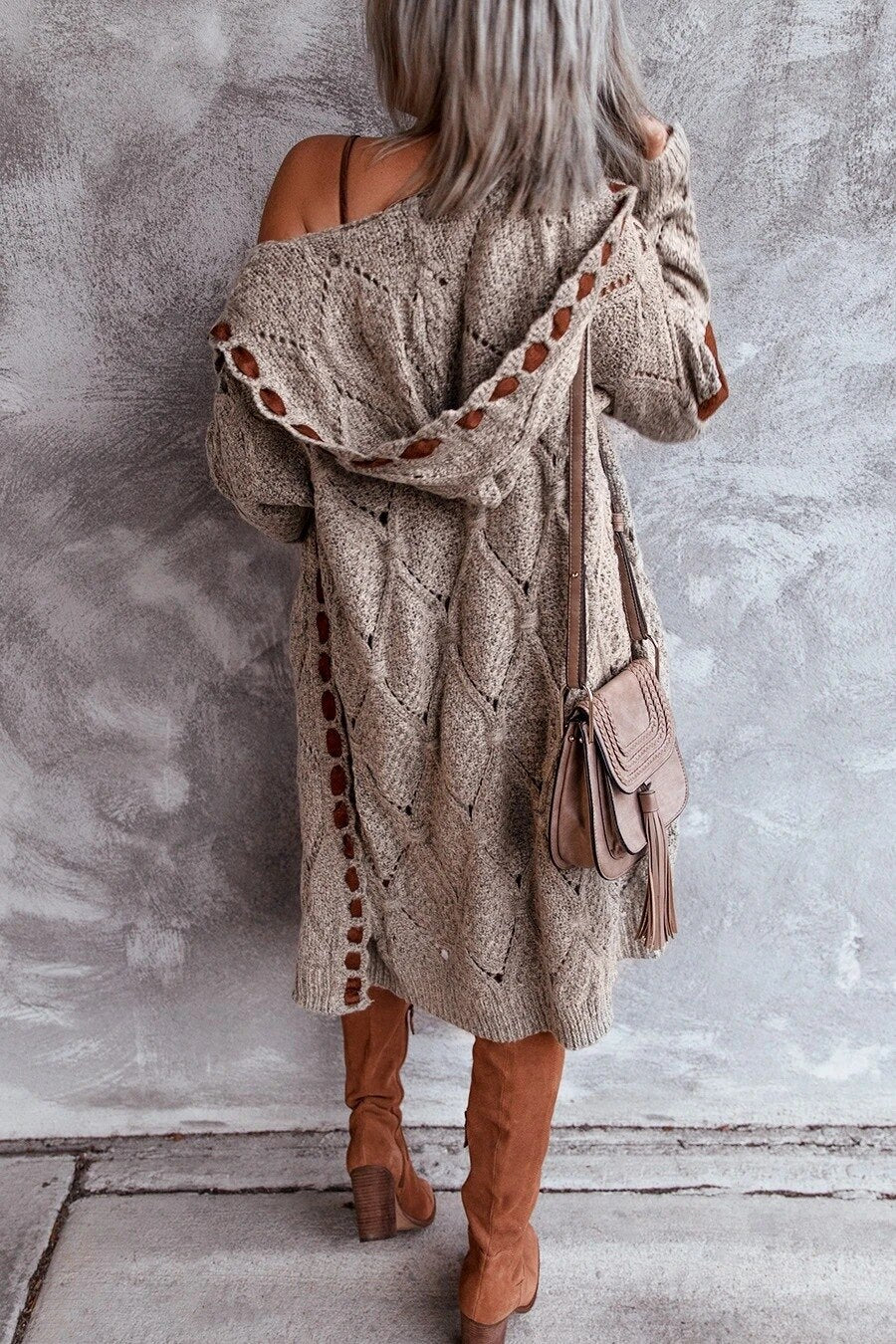 Amber | Cozy Chunky Longline Cardigan - Picela