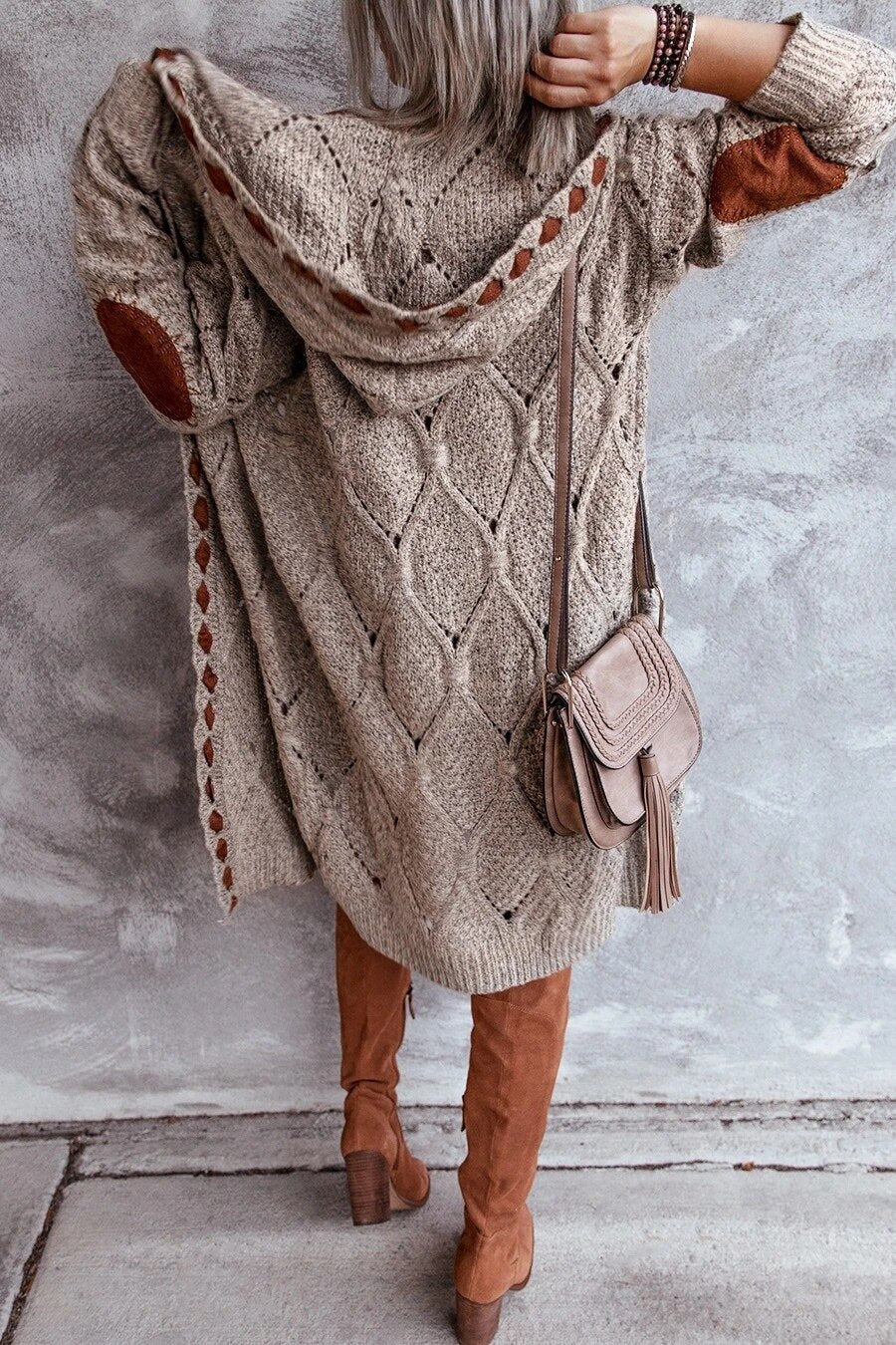 Amber | Cozy Chunky Longline Cardigan - Picela