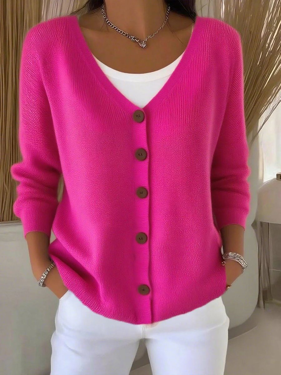 Christine | Elegant Button-Front Knit Cardigan - Picela