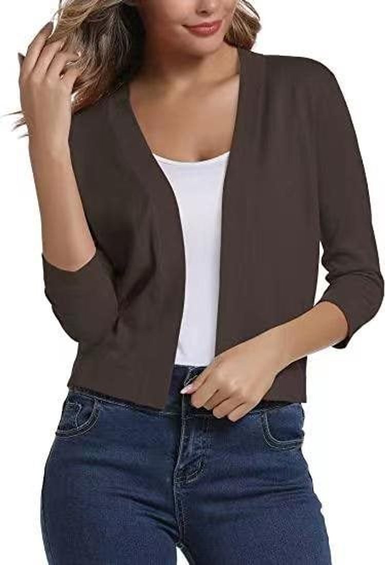 Danielle | Elegant Cropped Open-Front Cardigan - Picela