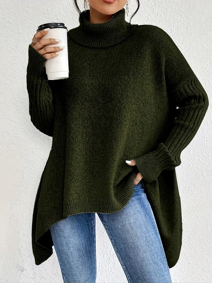Elizabeth | Cozy Turtleneck Oversized Sweater - Picela