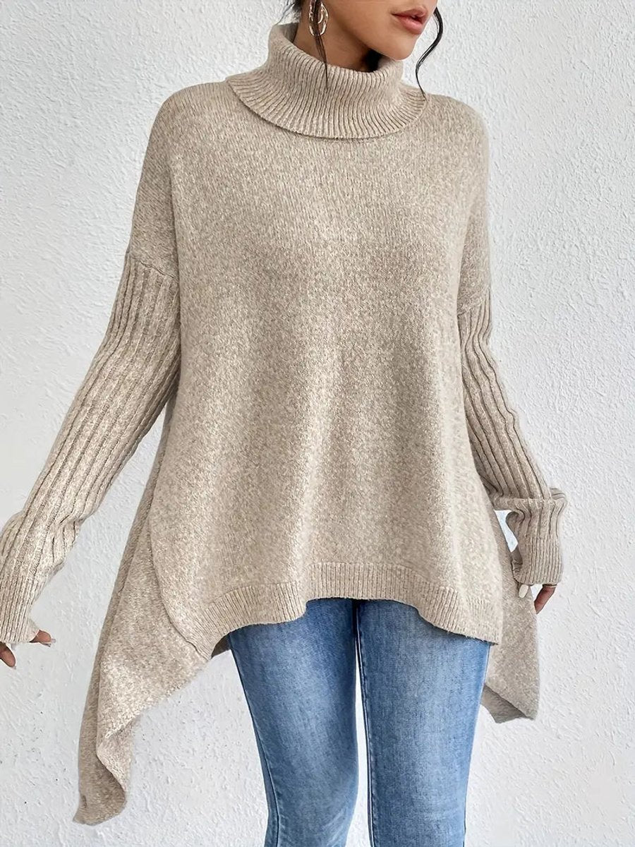 Elizabeth | Cozy Turtleneck Oversized Sweater - Picela