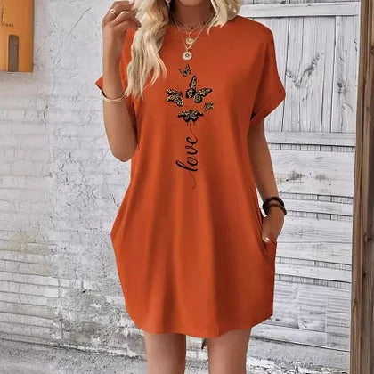 Kelly | Casual Graphic Mini Dress - Picela