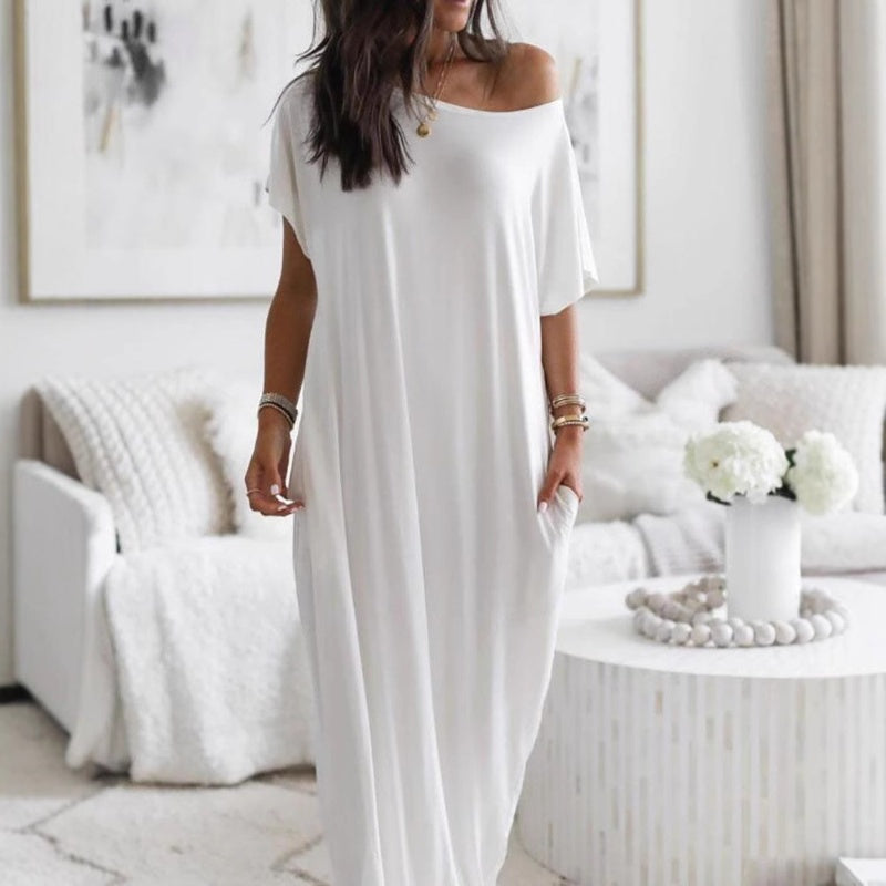 Lauren | Relaxed Knit Maxi Dress - Picela