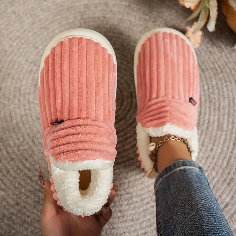 Michelle | Cozy Corduroy Fur-Lined Boots - Picela