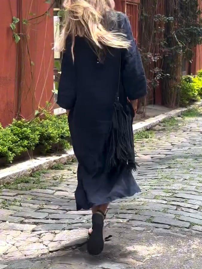 Nicole | Effortless Oversized Maxi Dress - Picela