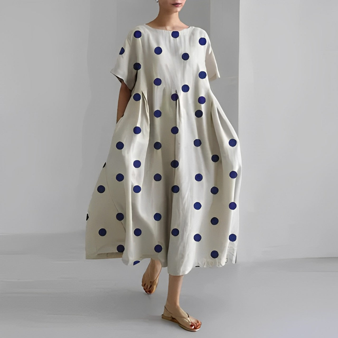 Rachel | Stylish Graphic Maxi Dress - Picela