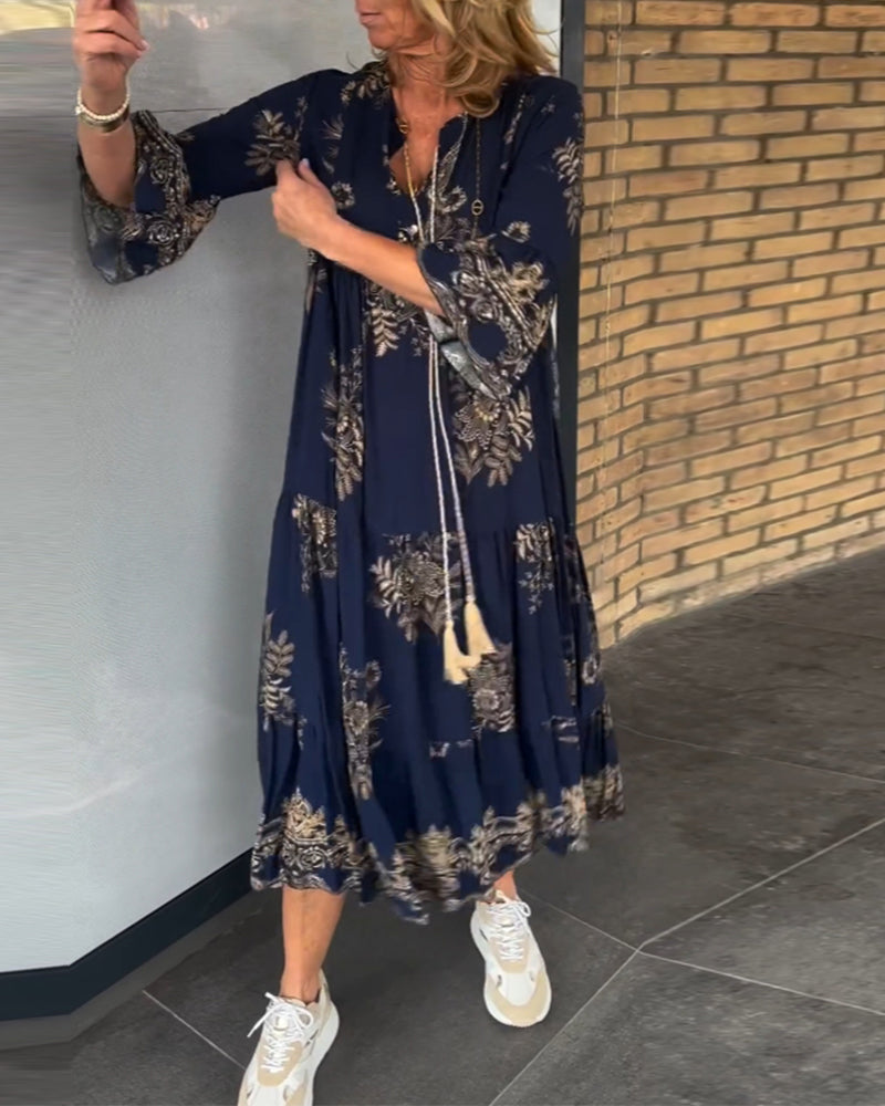 Rebecca | Elegant Tiered Maxi Dress - Picela