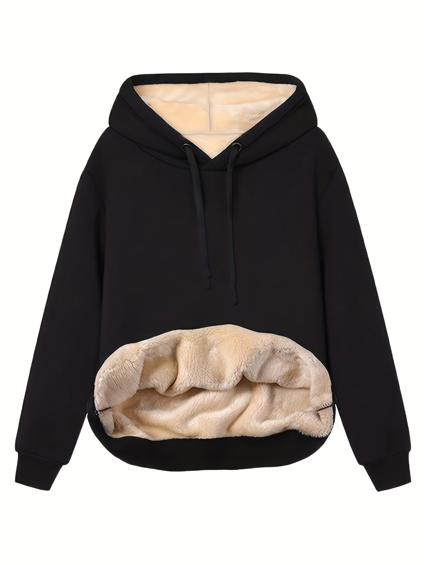 Stephanie | Cozy Sherpa-Lined Fleece Hoodie - Picela