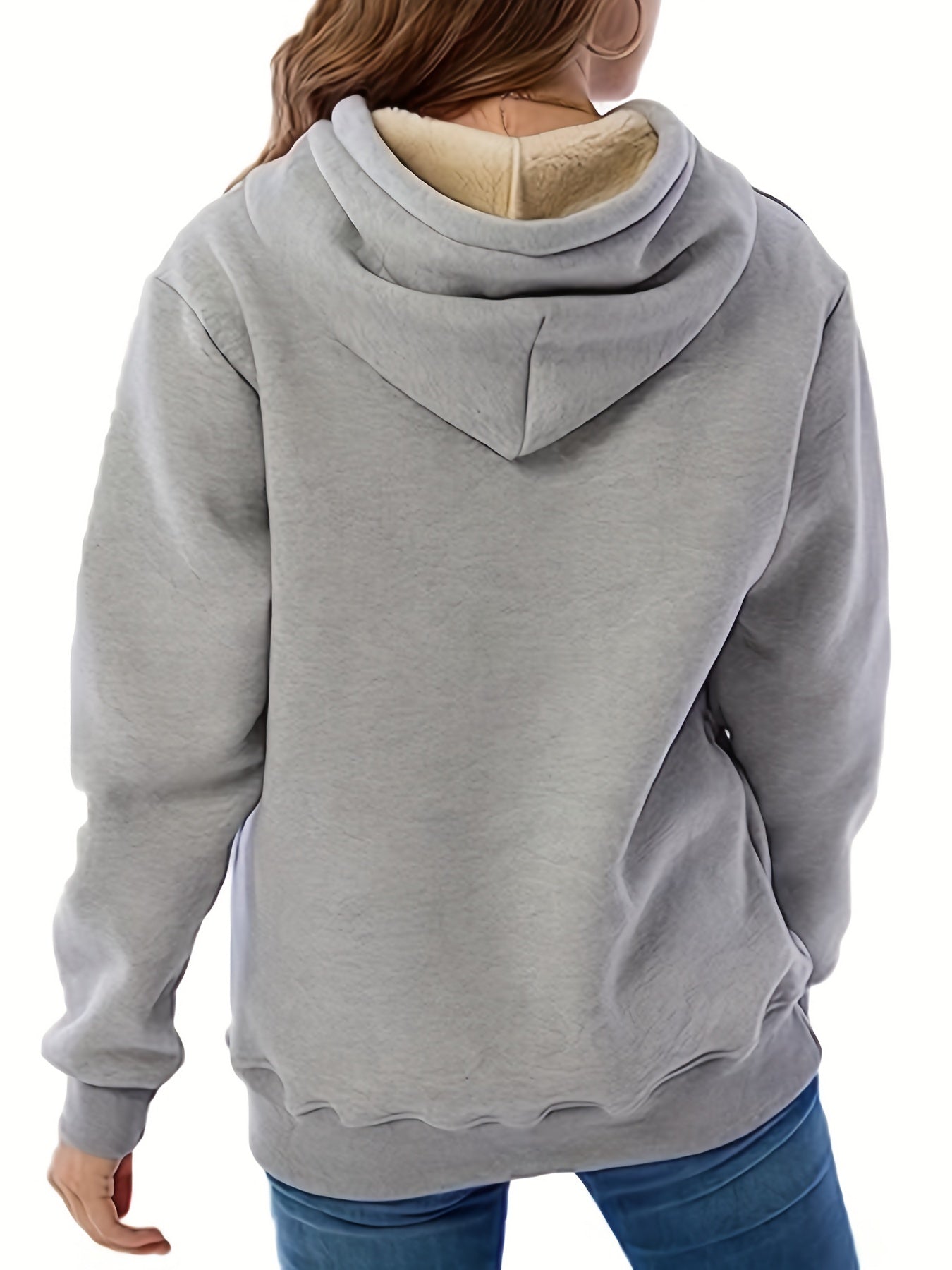 Stephanie | Cozy Sherpa-Lined Fleece Hoodie - Picela