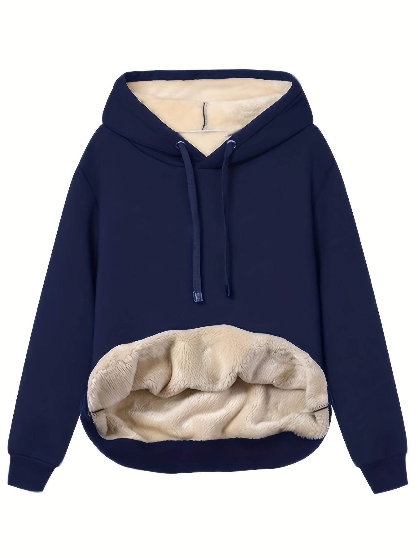 Stephanie | Cozy Sherpa-Lined Fleece Hoodie - Picela