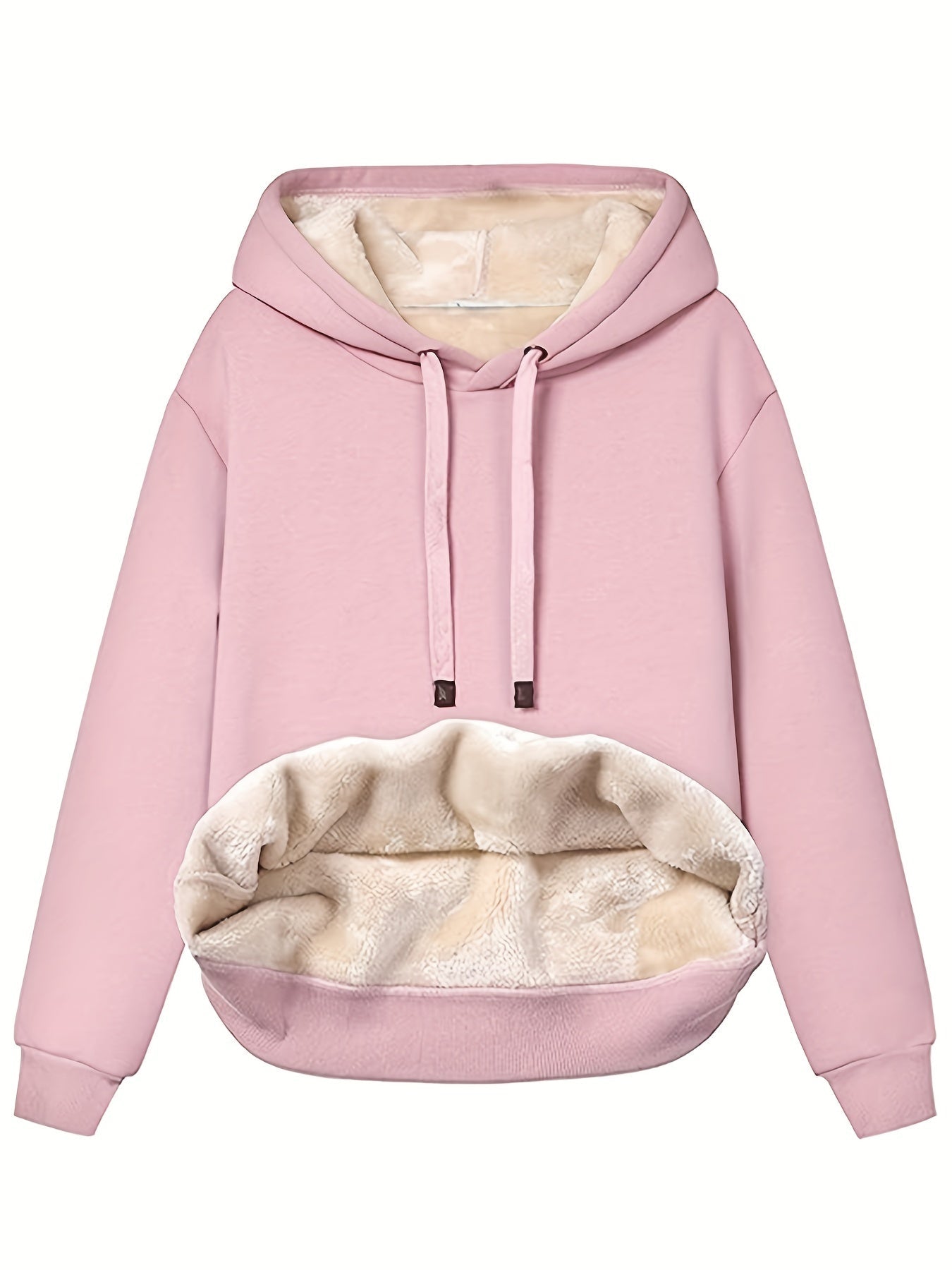 Stephanie | Cozy Sherpa-Lined Fleece Hoodie - Picela