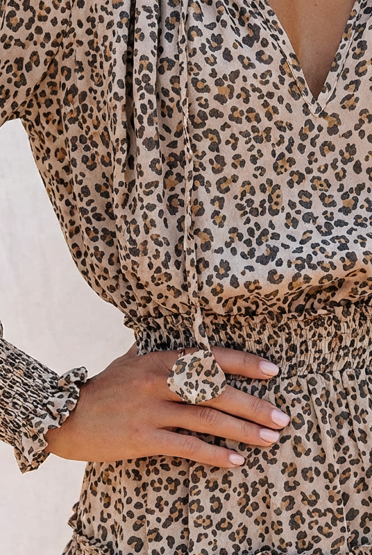 Stephanie | Stylish Ruffled Mini Dress - Picela