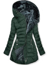 Stephanie | Elegant Plush-Hood Puffer Jacket