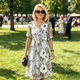 Elegant Floral Chiffon Dress for Women