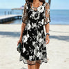 Stephanie | Elegant Mesh Midi Dress