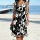 Elegant Floral Chiffon Dress for Women
