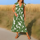 Flowy Graphic Maxi Dress for Women
