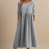 Rachel | Effortless Solid A-Line Dress