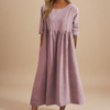 Rachel | Effortless Solid A-Line Dress