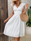 Michelle | Feminine Ruffle Midi Dress