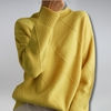 Kelly | Elegant Turtleneck Argyle Sweater