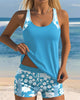 Flowy Floral Tankini Swim Set for Women