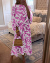 Angela | Elegant Floral Midi Set