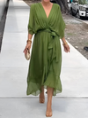 Elizabeth | Flattering Chiffon Midi Dress