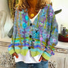 Amanda | Stylish Floral Knit Cardigan