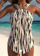 Elegant Crisscross Halter Swimsuit for Women