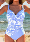 Ashley | Flattering Ruched Wrap Swimsuit
