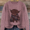Gretchen | Stylish Highland Cow Sweater