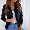 Heather | Stylish Suede Moto Jacket