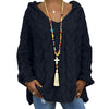 Amber | Cozy Cable Knit Hoodie