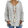 Amber | Cozy Cable Knit Hoodie