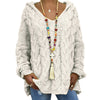Amber | Cozy Cable Knit Hoodie
