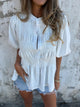 Elegant Smocked Peplum Blouse for Women
