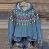 Megan | Elegant Fair-Isle Knit Hoodie