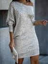 Jessica | Elegant Sequin Off-Shoulder Dress