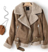 Christine | Cozy Shearling Aviator Jacket