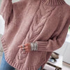 Gwendolyn | Elegant Cable-Knit Poncho Sweater