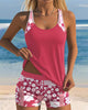 Flowy Floral Tankini Swim Set for Women