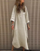 Flowy Linen Boho Maxi Dress for Women