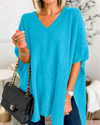 Jennifer | Elegant Oversized V-Neck Sweater