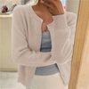 Michelle | Elegant Buttoned Knit Cardigan