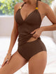 Flattering Halter Tummy Control Swimsuit for Women