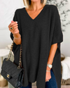 Jennifer | Elegant Oversized V-Neck Sweater