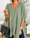 Jennifer | Elegant Oversized V-Neck Sweater