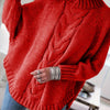 Gwendolyn | Elegant Cable-Knit Poncho Sweater